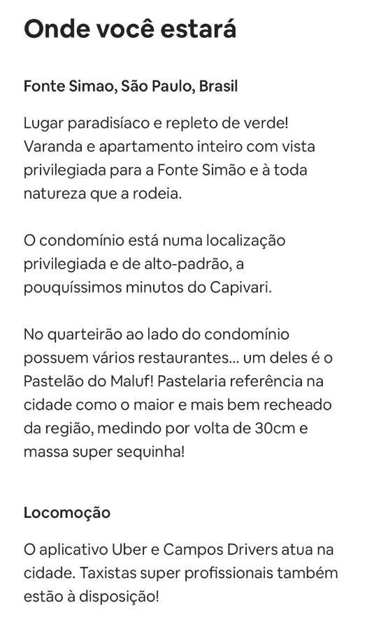 Apartamento Oasis Em Campos: Charmoso Com Vista Fonte Simão *